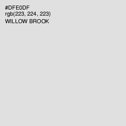 #DFE0DF - Willow Brook Color Image